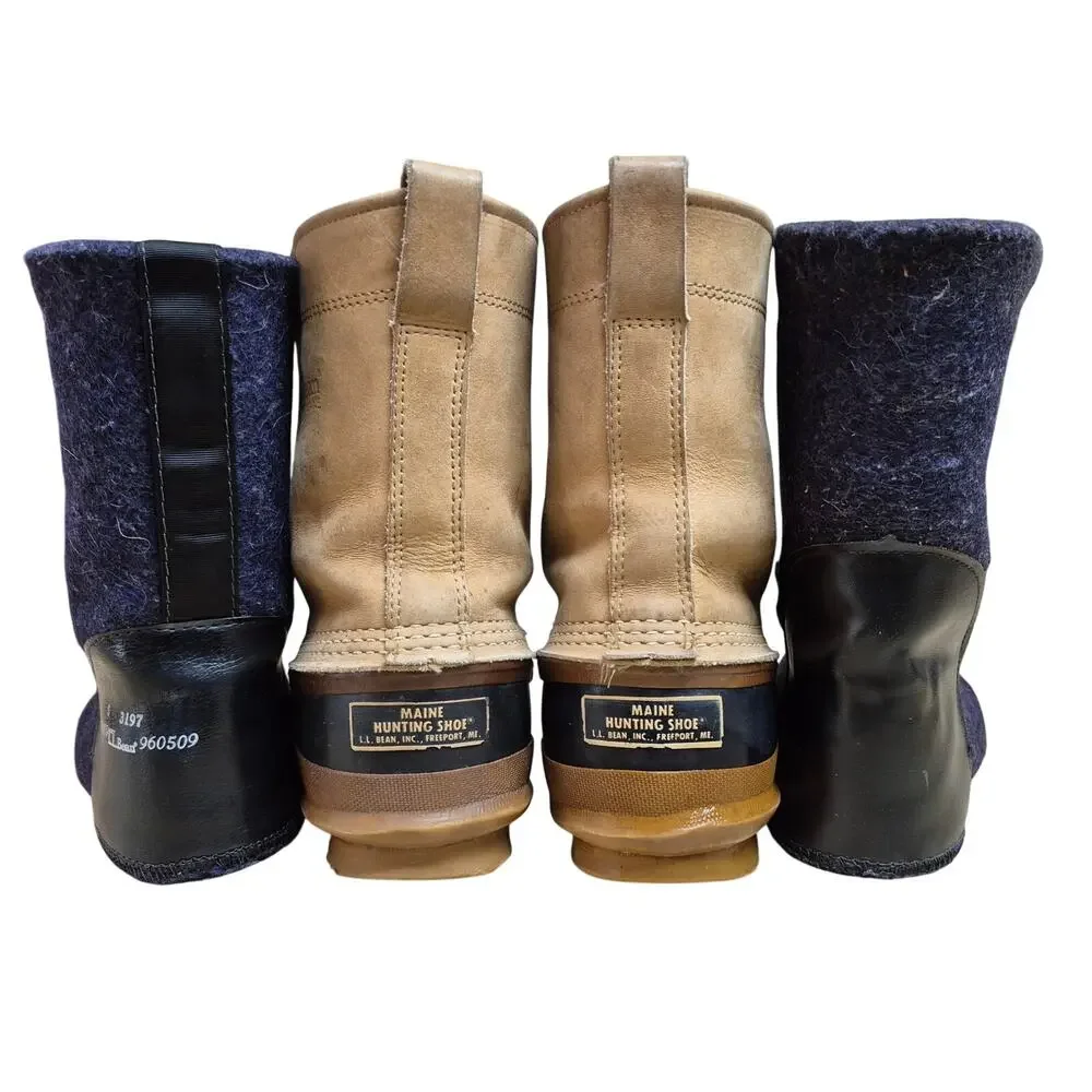L.L. Bean Blue Brown 10